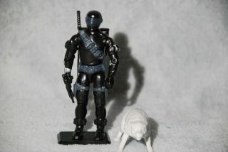 Vintage 1985 Gi Joe Snake Eyes " Commando " 100 Complete W/o File Card