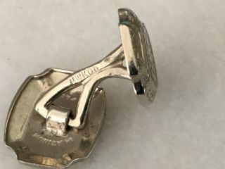 Vintage H.  W.  K.  Co Platinum Front cufflinks 2