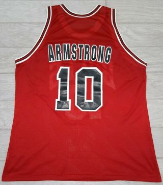 BJ Armstrong Chicago Bulls 90s NBA Champion Jersey Size 48 Rare Vintage B.  J. 2