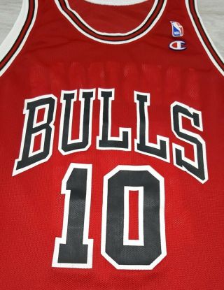 BJ Armstrong Chicago Bulls 90s NBA Champion Jersey Size 48 Rare Vintage B.  J. 3