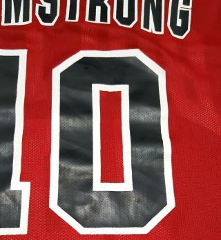 BJ Armstrong Chicago Bulls 90s NBA Champion Jersey Size 48 Rare Vintage B.  J. 6