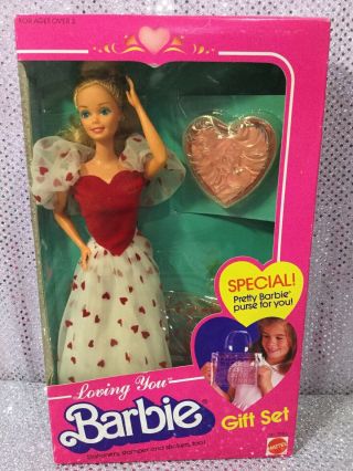 Rare Loving You Barbie Doll Gift Set 1983 Mattel 7583 Nrfb