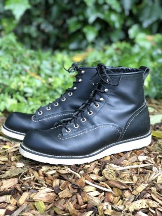Red Wing Heritage Black Lineman 2913,  Rare,  Size 9 D