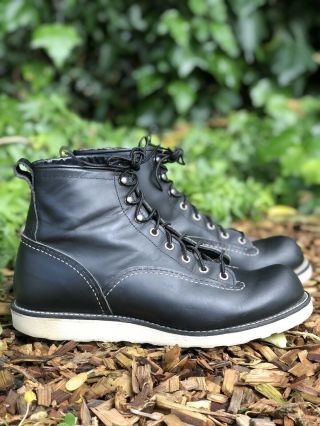 Red Wing Heritage Black Lineman 2913,  Rare,  Size 9 D 2