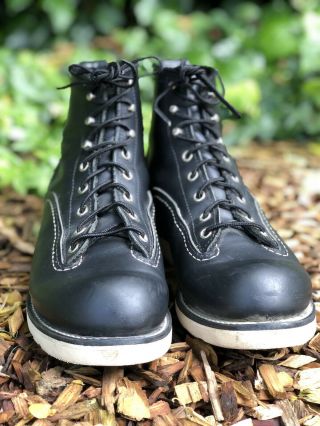 Red Wing Heritage Black Lineman 2913,  Rare,  Size 9 D 3