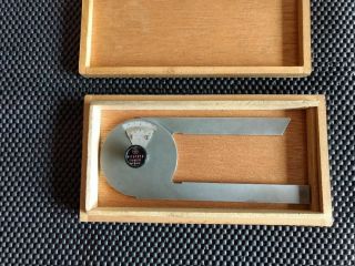Vintage Mitutoyo 187 - 201 Bevel Protractor Set [used] Stainless.