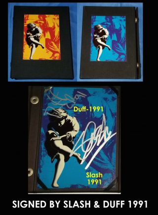 Guns ‘n Roses Signed Use Your Illusion I/ii Promo 2cd Set 1991 Rare Slash Duff