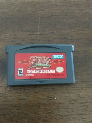 Extremely Rare Legend Of Zelda The Minish Cap Nintendo Game Boy Advance Nfs Demo