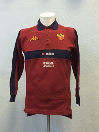 Rare Vintage Long Sleeve Roma Shirt.  Size: S.  Kappa