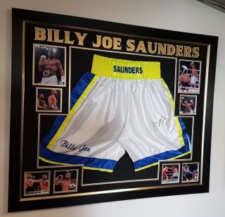 Rare Billy Joe Saunders Signed Boxing Shorts Trunks Autograph