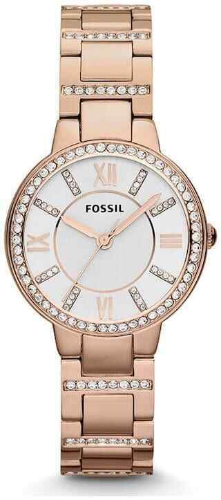Fossil Brand Virginia Rose Gold Tone Ladies Watch Es3284