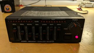 Vintage Realistic 12 - 1862b Stereo Frequency Equalizer Booster 40 Watts