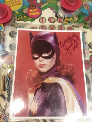 Yvonne Craig As Batgirl Autographed Photo Original/vintage/real