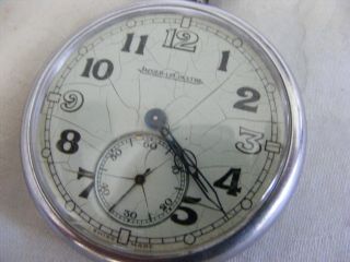 Rare Jaeger - Lecoultre Military Pocket Watch C1939 - 45 Perfectly