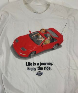 Nissan Vintage Gi Joe T - Shirt Xl With Barbie 1997 " Life Is A Journey "