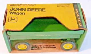 Ertl John Deere Steel Wagon 529 Vintage Nib 1/16