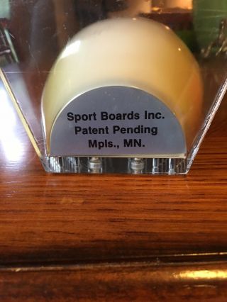 Tim Houle Walleye Bowling Pin Cribbage Board Sports Boards Skunk Rare VTG USA 6