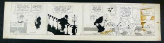 Rare Bringing Up Father Comic Strip Mcmanus Features Jiggs & Bobby 1945