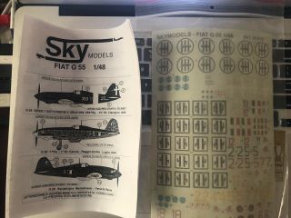 1/48 Vintage Box 039 Fiat G.  55 / Sky Decals 2