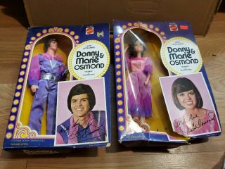 Vintage 1976 Mattel Donny & Marie Osmond Dolls