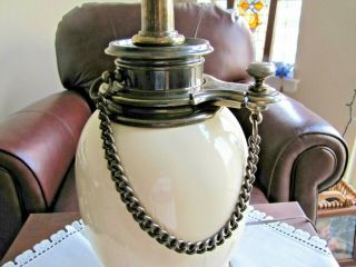 Vintage Stiffel Enameled Brass Lamp 7