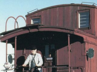 Rare Northern Pacific Railroad Caboose Signal Paddles