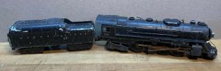 Vintage Lionel Lines Post - War 736 2 - 8 - 4 Die Cast Steam Engine,  2671wx W/ Tender