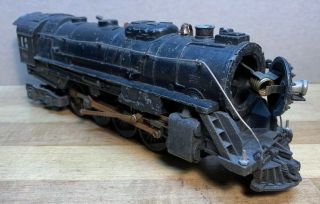 Vintage Lionel Lines Post - War 736 2 - 8 - 4 Die Cast Steam Engine,  2671WX w/ Tender 2