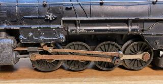 Vintage Lionel Lines Post - War 736 2 - 8 - 4 Die Cast Steam Engine,  2671WX w/ Tender 4