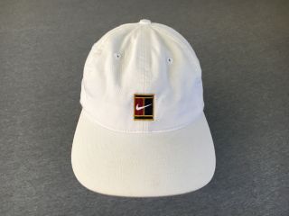 Nike Hat Supreme Court 90s Vintage Adjustable Tennis Challenge Sports Agassi Cap