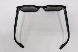 Vintage American Optical AO Sunfarer CN 127 Rx Sunglasses Frames Black 8422 4