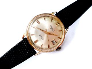 Vintage Watch Swiss Coner Automatic 25 Jewels 1965c Calendar 35mm Men´s