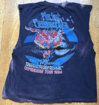 JUDAS PRIEST 1984 DEFENDERS CONCERT TOUR T SHIRT VINTAGE 5