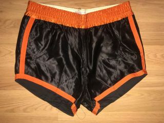 Vtg 40s 50s Mens Large Oliver Bros Sports Gym Basketball Boxing Trunks Shorts