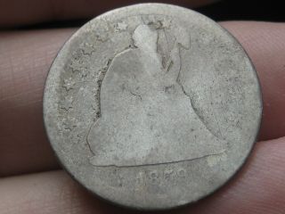 1859 - S Seated Liberty Quarter - Rare Key Date 3