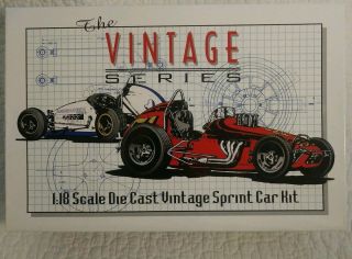 Gmp The Vintage Series Sprint Car Builders Kit 1:18 Die Cast Model No.  7121 Nib