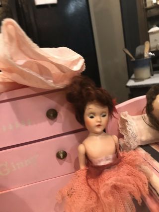 Mixed Vintage Vogue Ginny Doll Furniture Doll,  Clothes A Suitcase Table Set 7