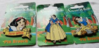 VINTAGE DISNEY PINS - SNOW WHITE AND THE SEVEN DWARFS PINS - - ALL 12 COLLECTOR PINS 3