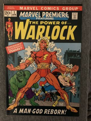 Marvel Premier 1 1st Appearance Of Adam Warlock Gog Vol 3 Very Rare Vf