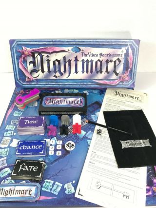 Nightmare The Video Board Game Chieftain Games Complete Rare Vtg 1991