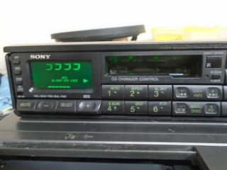 OLD SCHOOL RARE SONY XR - 7500 WITH CDX - A15 CD CHANGER 3