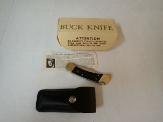 Vintage Buck 110 Hunter,  Folding Knife 4 Pin,