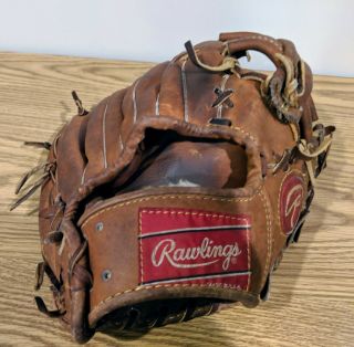 Vintage Rawlings Baseball Glove PRO 5 Heart Of The Hide Right Hand Throw RHT 3
