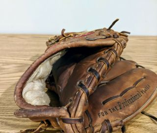 Vintage Rawlings Baseball Glove PRO 5 Heart Of The Hide Right Hand Throw RHT 4