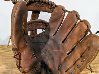 Vintage Rawlings Baseball Glove PRO 5 Heart Of The Hide Right Hand Throw RHT 8