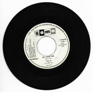 Terry Lee - Soma 1116 White Label Promo Rare Rockabilly 45 Rpm My Little Sue Vg,