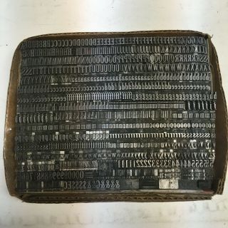 Cheltenham Condensed 18 pt - Letterpress Type - Vintage Metal Lead Sorts Font 2