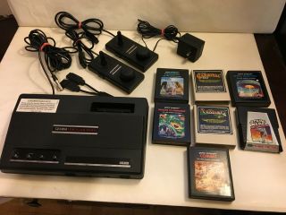 Coleco Gemini Video Game System,  Vintage Atari Knock Off & 7 Games,  Not