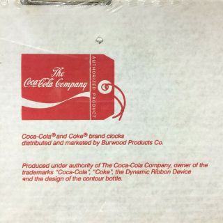 Coca Cola Family Diner Drive - In Clock Burwood 3D Old Stock USA Vtg 7