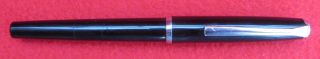 Vintage Pelikan Silvexa Germany Gunther Wagner Fountain Pen White Gold 585 14c